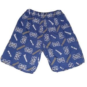 vintage men’s university of  michigan wolverines shorts reversible size large